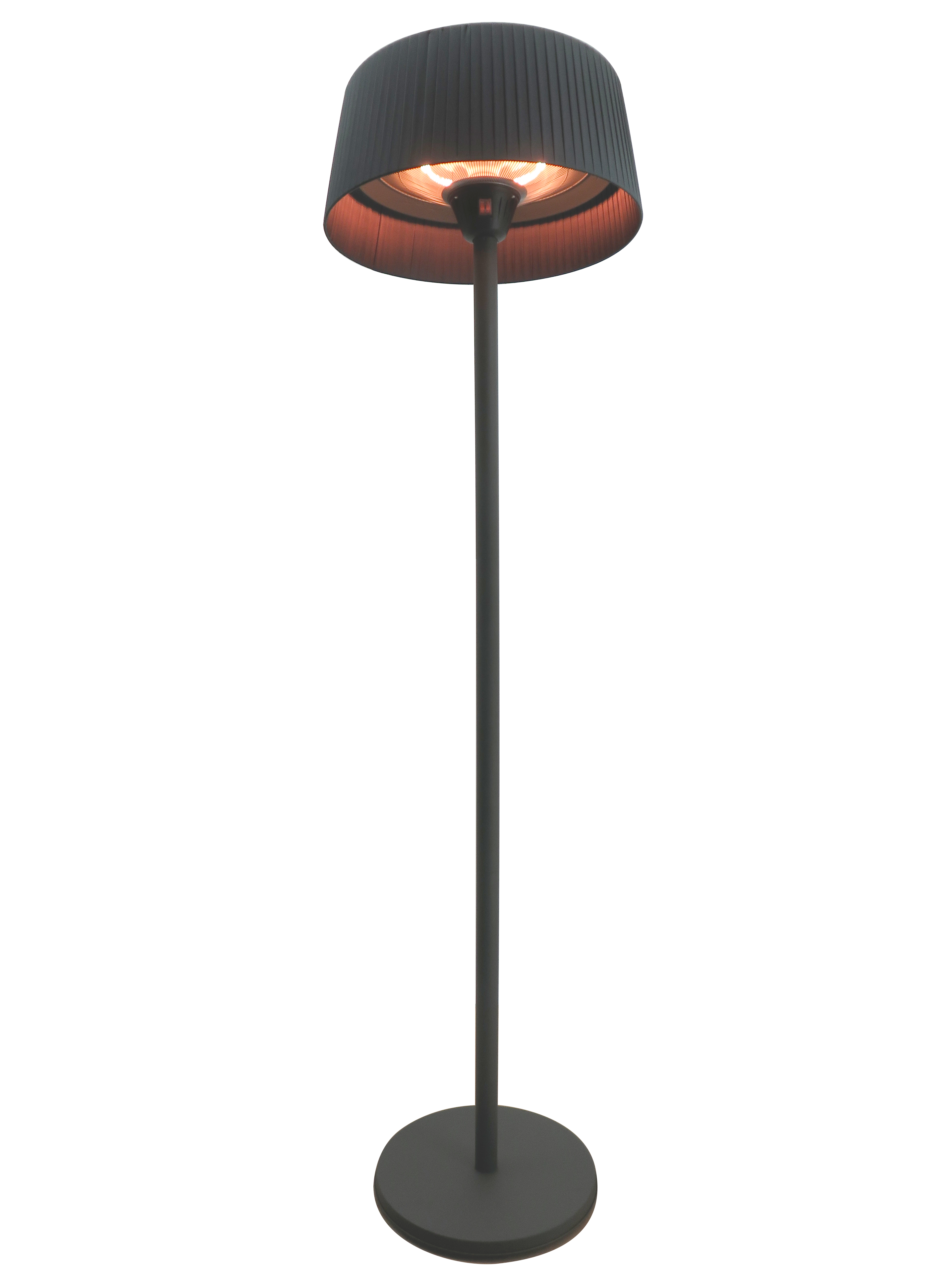 5403000042B_01 Calefacción eléctrica para exterior BRITEC SIRMIONE NEGRO CON PEDESTAL-5403000042B_01