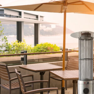 Calefacción a gas para exterior BRITEC FLAMME REDONDA INOX-5406000015_02